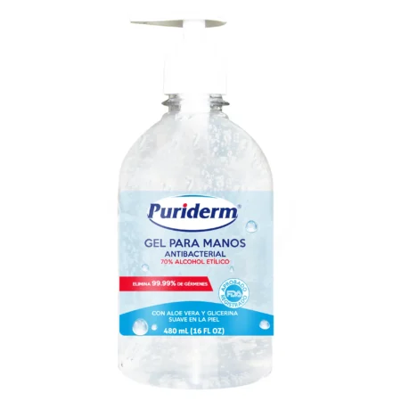 Gel antibacterial aloe vera/glicerina
