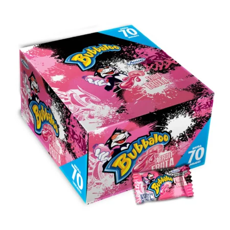 Dulces bubbaloo fruta 70 piezas