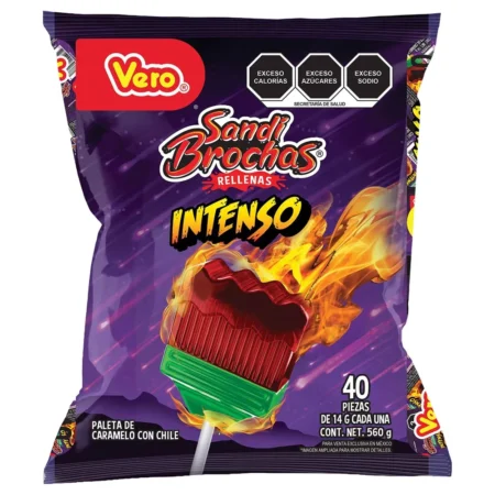 Sandi brochas rellenas intenso 40 piezas