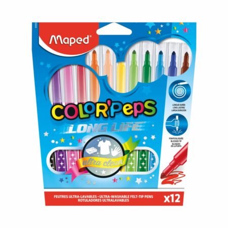 Marcadores color´peps long life  12und