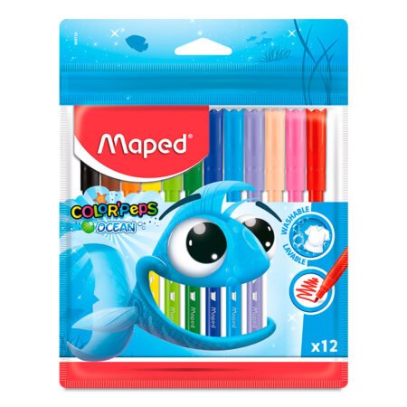 Marcadores color´peps ocean 12und lavables