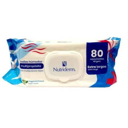 Toallas humedas extra large 80und