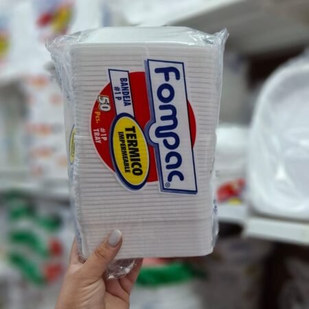 Bandeja termica 1p 50pcs.