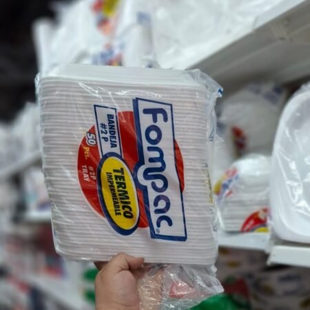 Bandeja termica 2p 50pcs.