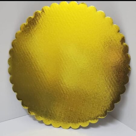 Base Para Pastel Dorada Fina #8