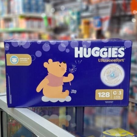 Pañales huggies G/3 128und.