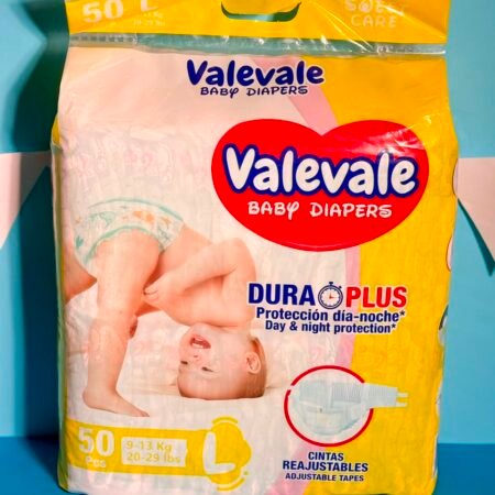 Pañal valevale L 50 und.