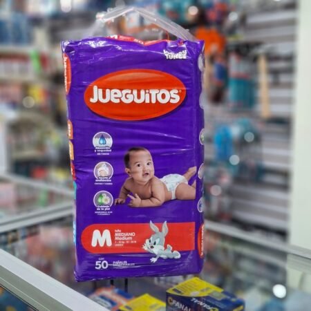 Pañales jueguitos M 50und.