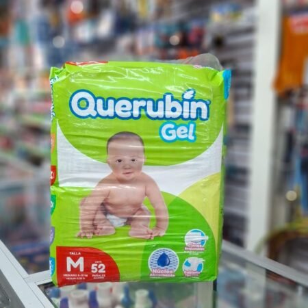 Pañales querubín gel M 52und.