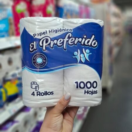 Papel higienico preferido  4 rollo