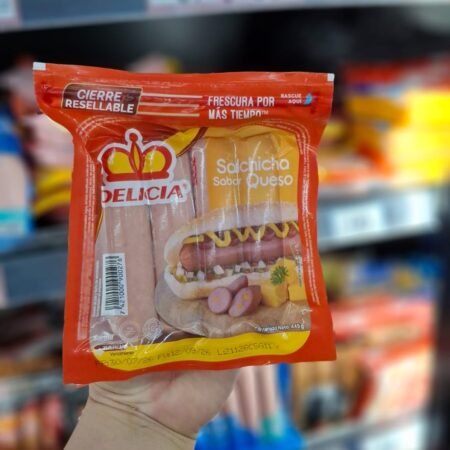 Salchicha con queso Delicia  445g
