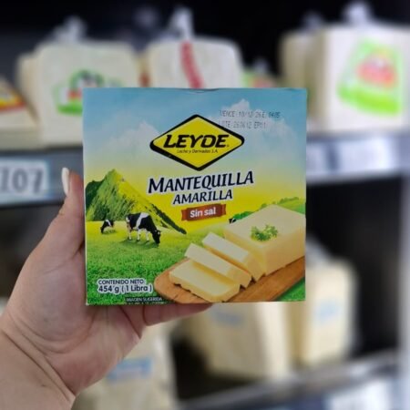Mantequilla amarilla sin sal 454g leyde