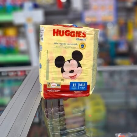 Pañal huggies classic M/2 11und.