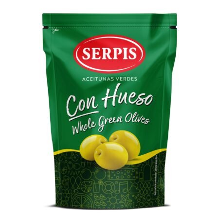 Aceitunas Verdes Con Hueso Serpis 175g