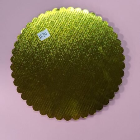 Base para pastel dorada #14
