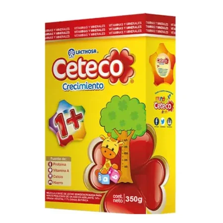 Leche Ceteco Crecimiento 1+ 350g