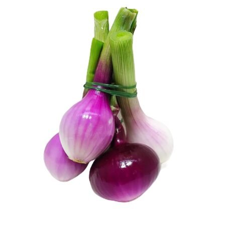 Cebolla roja en mazo