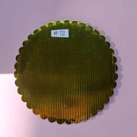 Base para pastel dorada #12