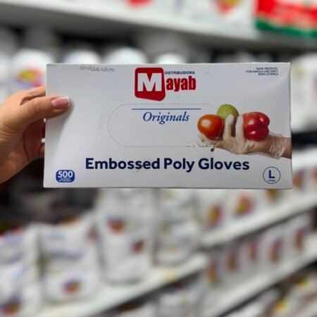 Guantes poly globes L 500und