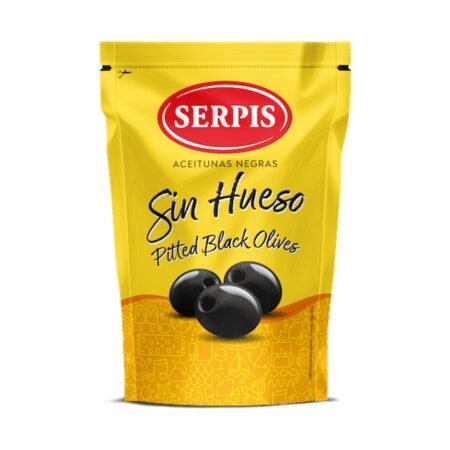 Aceitunas Negras Sin Hueso Serpis 175g