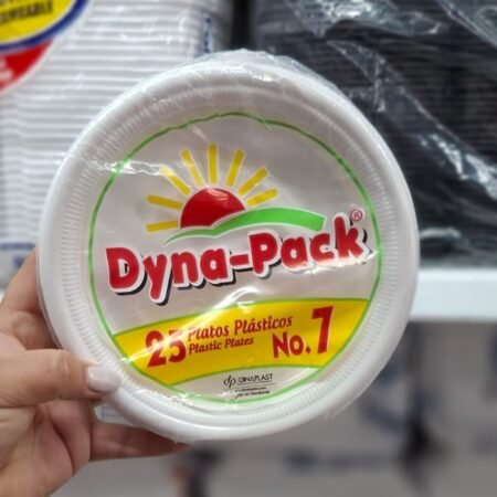 Platos desechables #7 25und dyna-pack