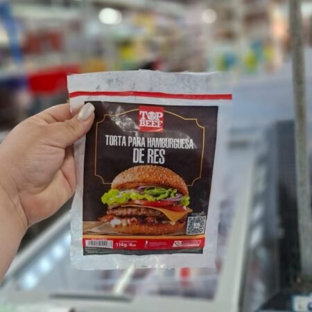 Tortas de res para hamburguesas