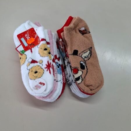 Pack Tobilleras navideñas 4 pares